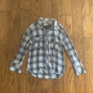 Rails x free people Plaid Button Down- XS